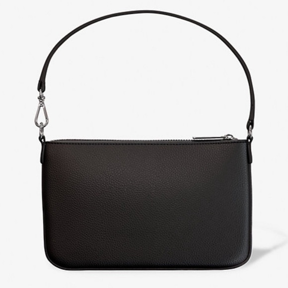 NWT Michael Kors Black Canvas Wristlet - Picture 3 of 8